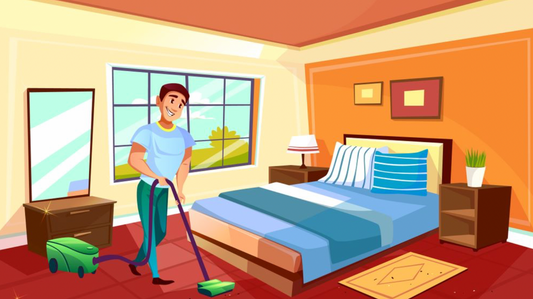 HOW TO CLEAN YOUR BEDROOM FAST