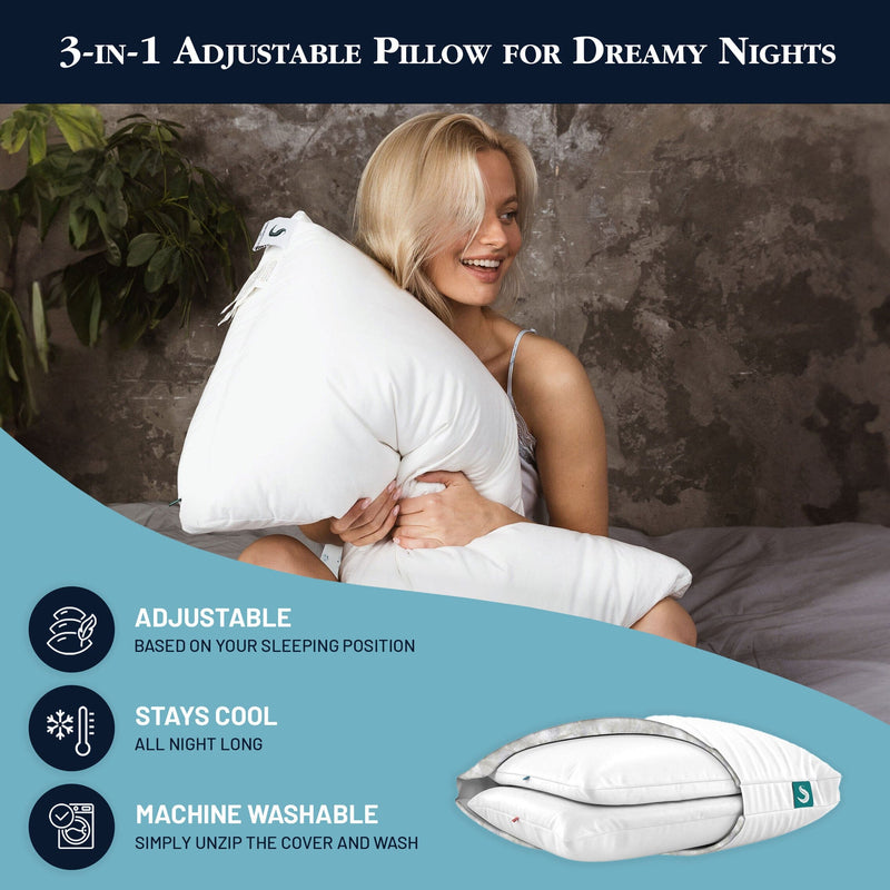 Sage Sleep Side Sleeper Pillow - The Organic Sleep Shop